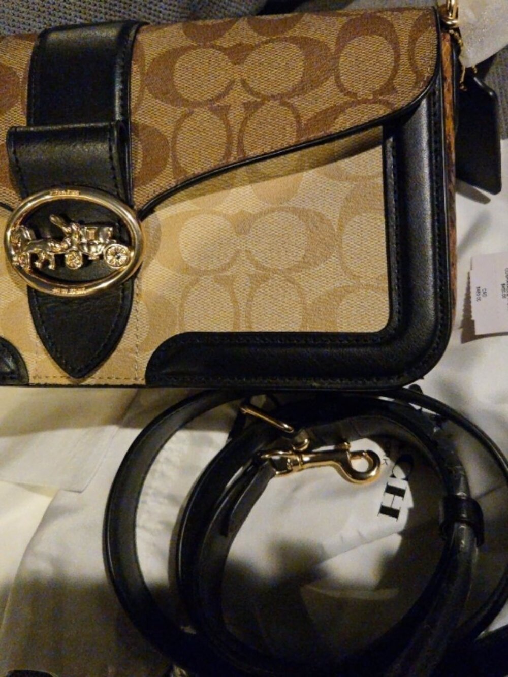 Nwt Coach signature Georgie shoulder bag 26 - Picture 5 of 8